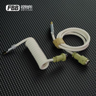 FBB Mini Type-C Custom Cable - Version:Olive - Length:1.1m