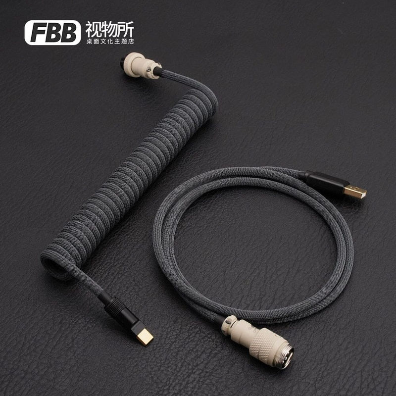 FBB GMK Boneyard Usb Cable - Version:khaki - Cable Length:1.2m