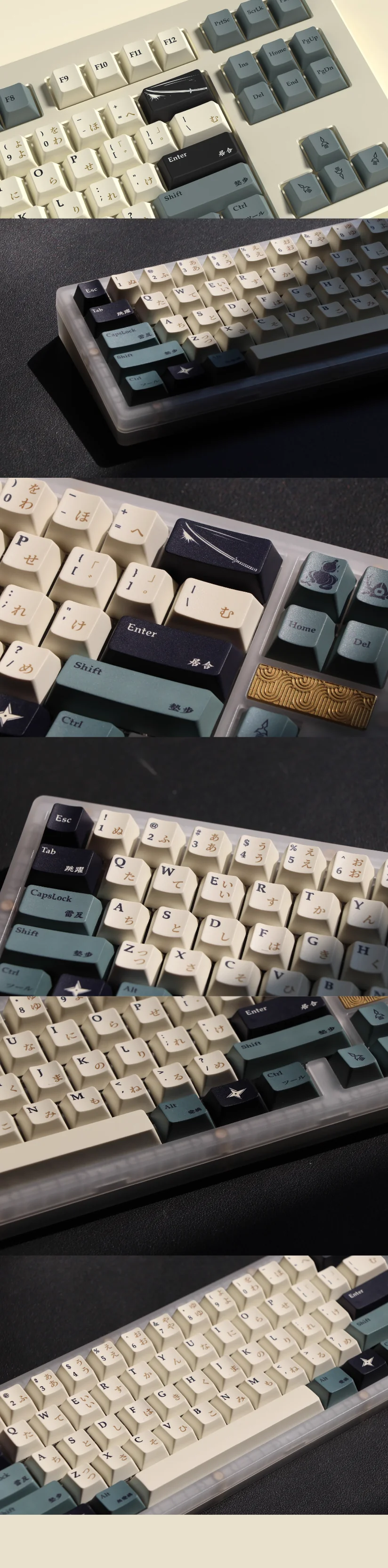 Soulcat Samurai Cherry Profile Keycap Set-2