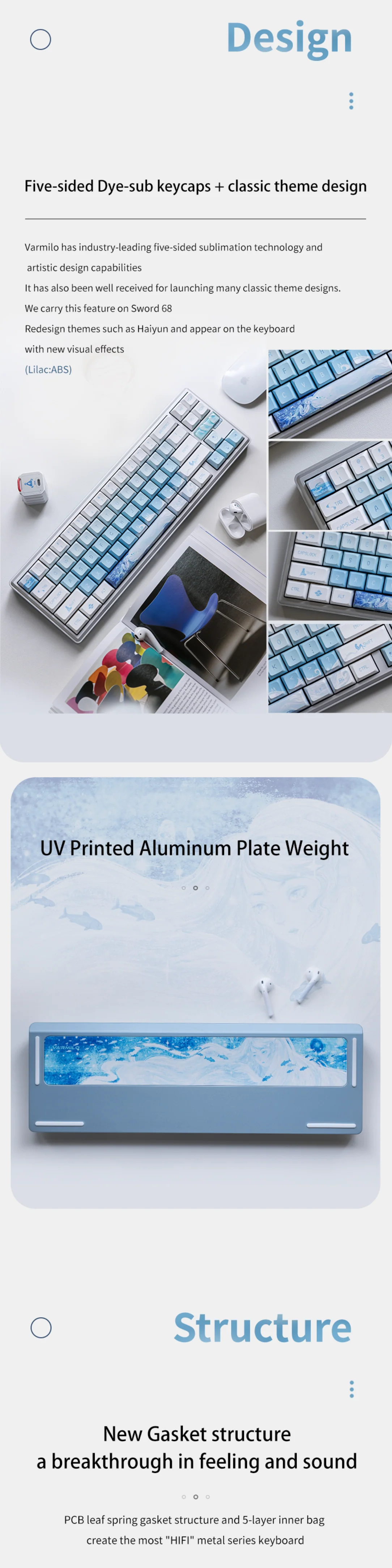VARMILO Sword68 Full CNC Metal