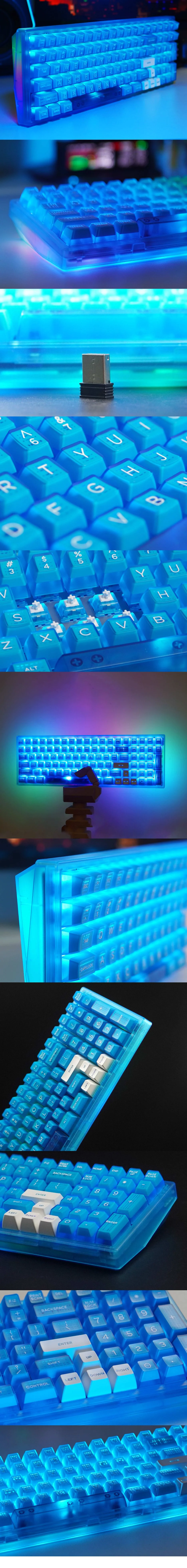 HEAVY SHELL Kira96 Three Mode RGB Mechanical Keyboard