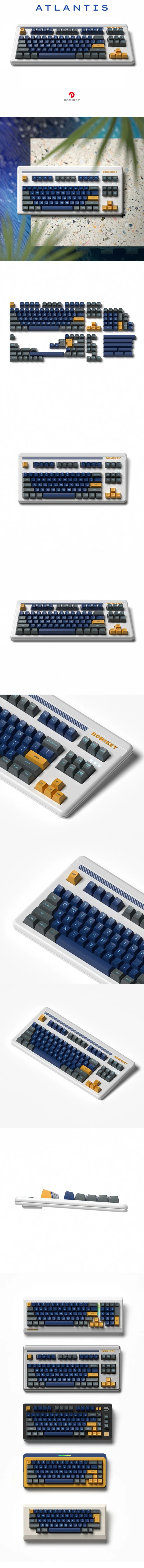 DOMIKEY Atlantis SA Profile Keycaps Set