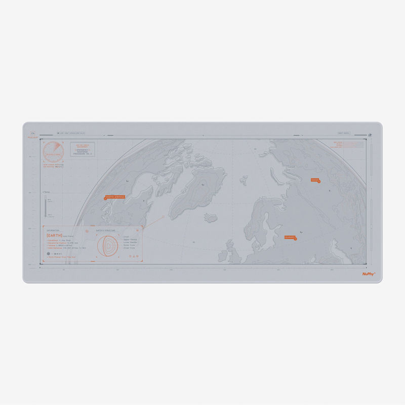 Add Deskmat for Air75 HE - Color:NuPhy Orbit Deskmat (Bright)