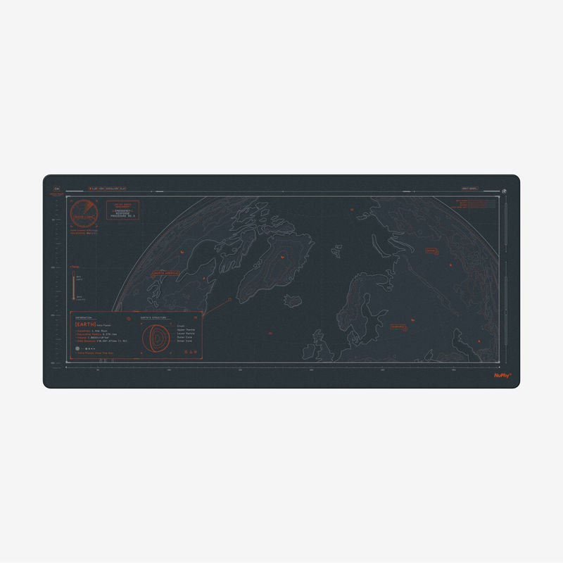 Add Deskmat for Gem80 HE - Color:NuPhy Orbit Deskmat (Dark)