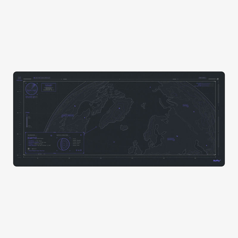 Add Deskmat for Air60 HE - Color:NuPhy Orbit Deskmat (Dark - purple)