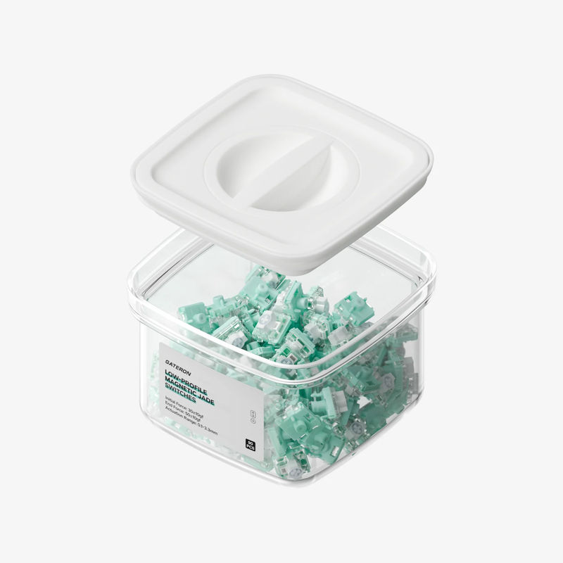 Gateron Low-profile Magnetic Jade Switches - Count:90pcs