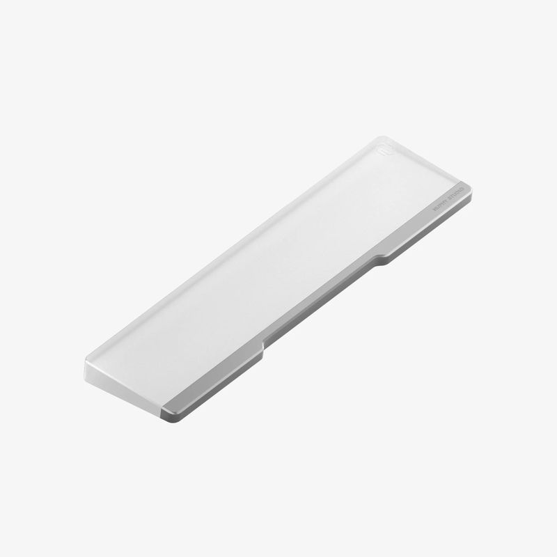 Twotone Wrist Rest (65/75%) - Color:Quicksilver
