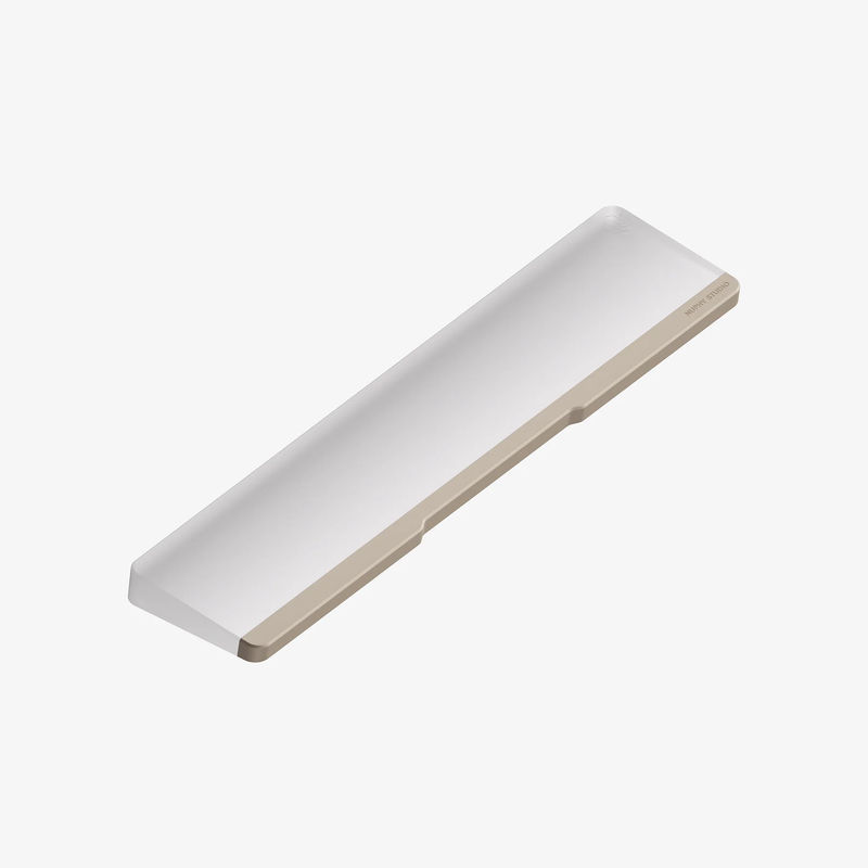 Twotone Wrist Rest for Gem80 - Base Material:Acrylic Frosted - Aluminum:Cosmic Mocha