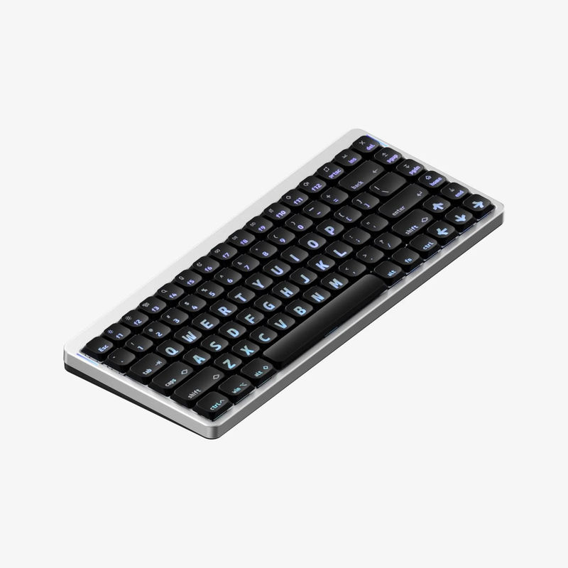 NuPhy Air75 HE - Switch:Low-Profile Magnetic Jade Pro - Add Shine-through Keycaps:Canopus Shine-through nSA - Add Mono Wrist Rest:None