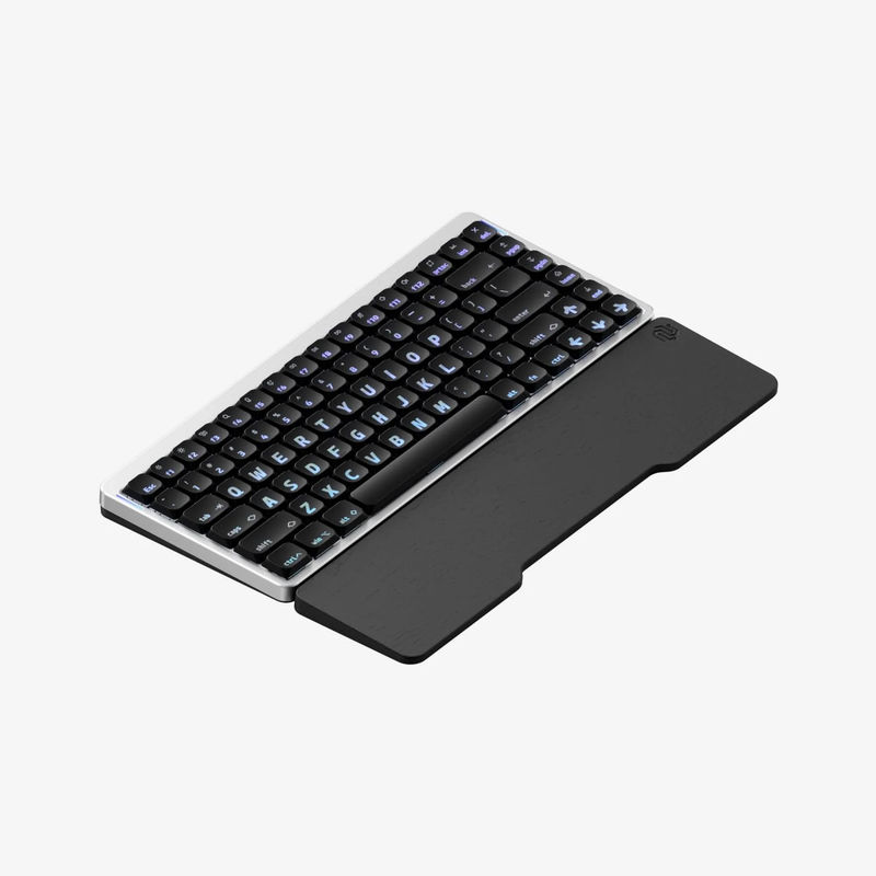 NuPhy Air75 HE - Switch:Low-Profile Magnetic Jade - Add Shine-through Keycaps:Canopus Shine-through nSA - Add Mono Wrist Rest:Black Oak