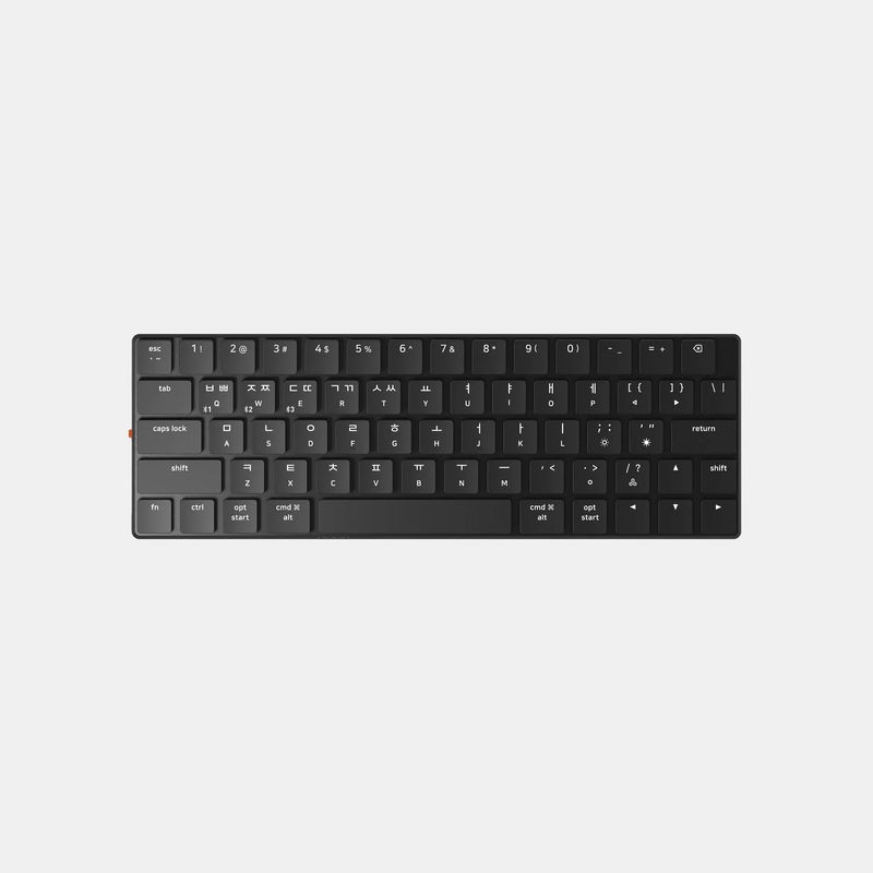 NuType F1 - LAYOUT:ANSI - Korean - EDITION:Black - SWITCH OPTION:Brown Switch