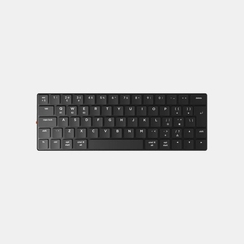 NuType F1 - LAYOUT:ISO - British - EDITION:Black - SWITCH OPTION:Brown Switch