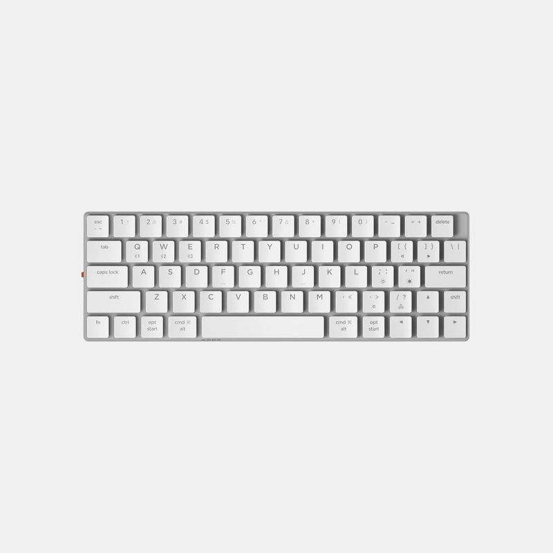 NuType F1 - LAYOUT:ANSI - US English - EDITION:Silver - SWITCH OPTION:Brown Switch