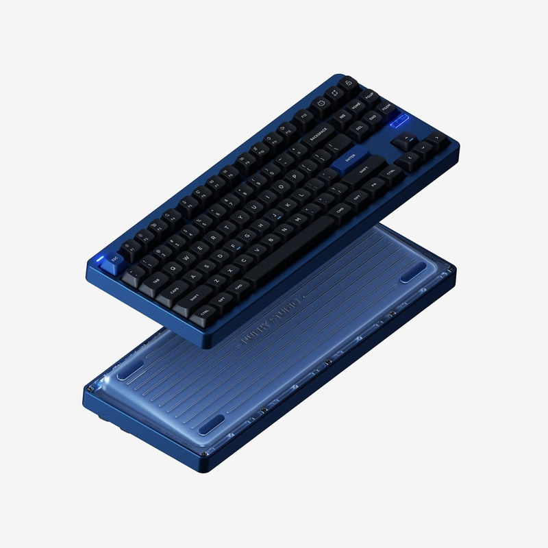 NuPhy Gem80 - Colors:Mystic Indigo - Switch Set:Mint (+$15) - Keycap Set:Themed Keycaps (+$15)