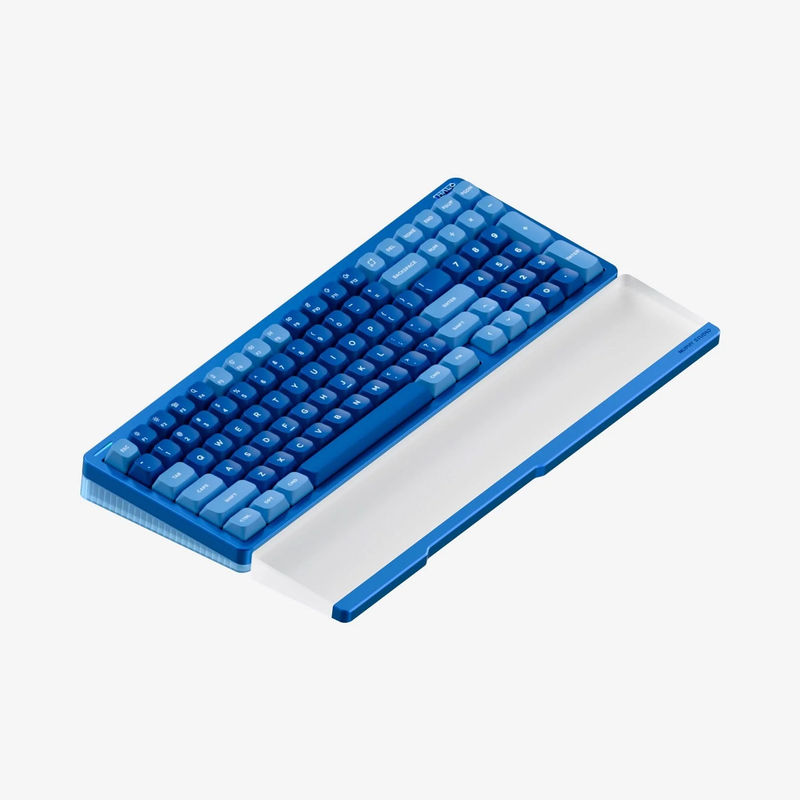 NuPhy Halo96 V2 - Color:Blue Lagoon - Switch:Silent Red Clear-Top (45gf) - Wrist Rest:Themed Wrist Rest (+$29)