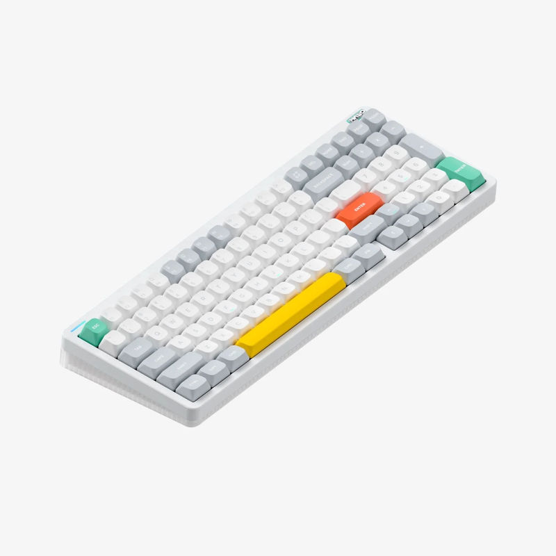 NuPhy Halo96 V2 - Color:Ionic White - Switch:Mint (37gf) - Wrist Rest:Not Included
