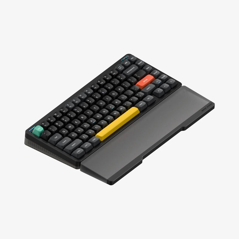 NuPhy Halo75 V2 - Color:Obsidian Black - Switch:Raspberry (46gf) - Wrist Rest:Themed Wrist Rest (+$29)