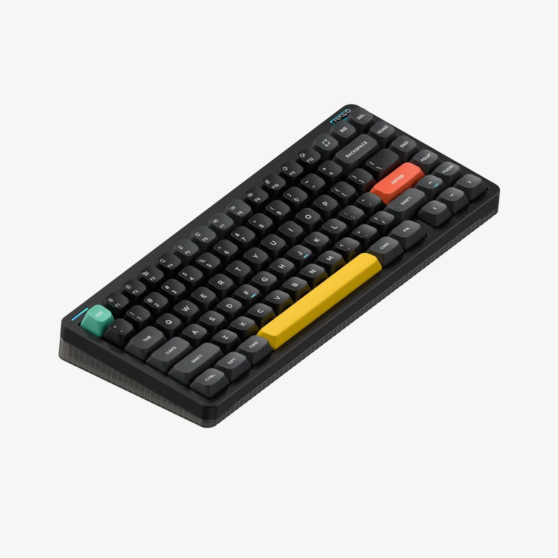NuPhy Halo75 V2 - Color:Obsidian Black - Switch:Lemon (55gf) - Wrist Rest:Not Included