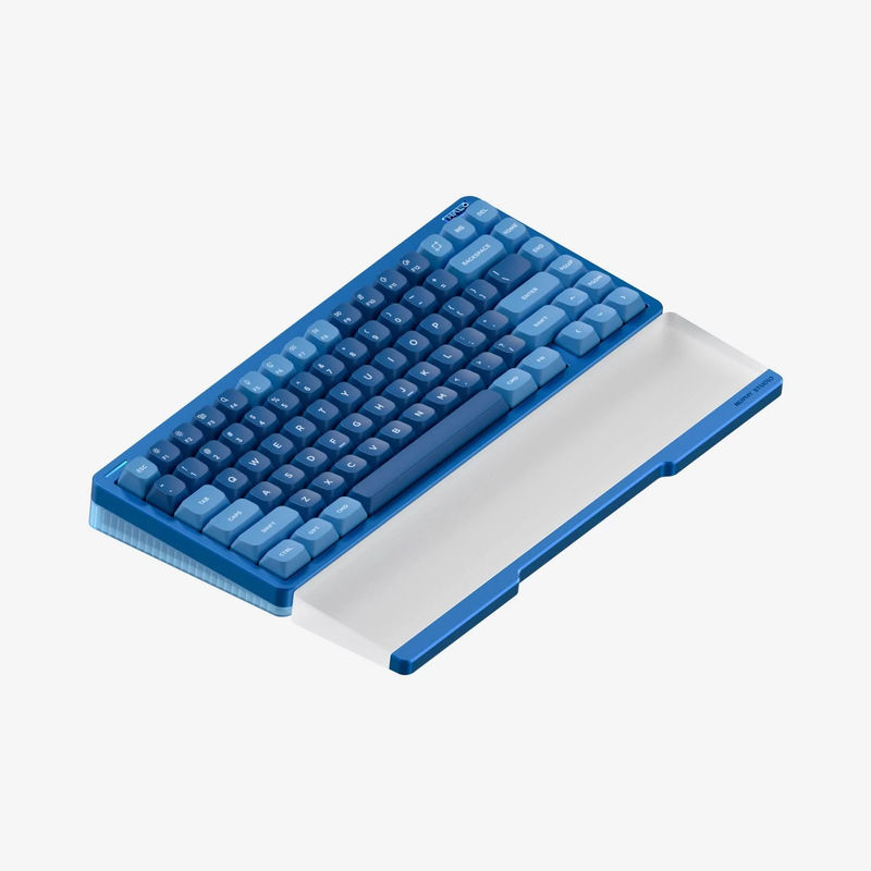 NuPhy Halo75 V2 - Color:Blue Lagoon - Switch:Lemon (55gf) - Wrist Rest:Themed Wrist Rest (+$29)