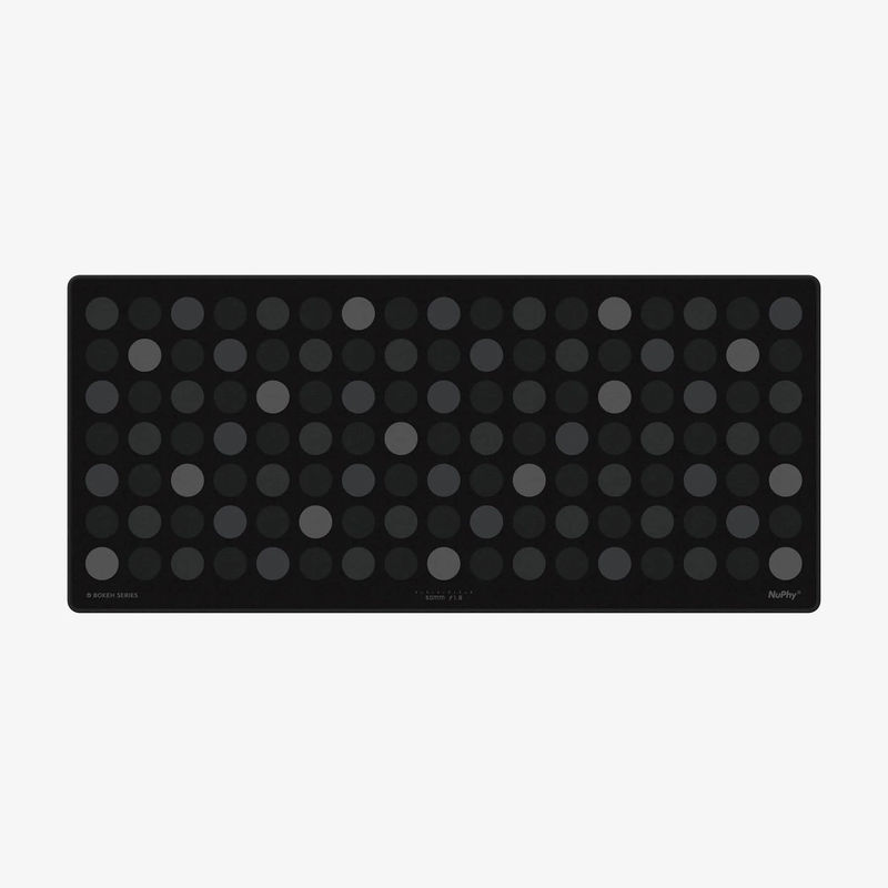 NuPhy Bokeh Deskmat - Color:Obsidian Black