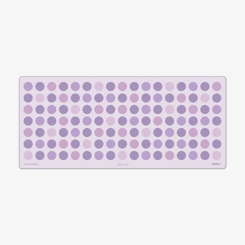 NuPhy Bokeh Deskmat - Color:Airy Lilac