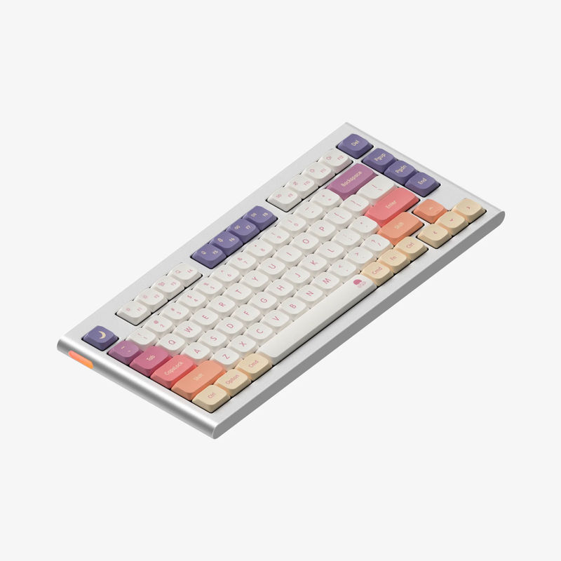 NuPhy Nos75 - Barebone Type:Wired Only - Add Low-profile Switch Set (35% OFF):N1 nano - Unlubed (+$24) - Add Keycap Set (50% OFF):Carmine Cloud nSA (+$19)