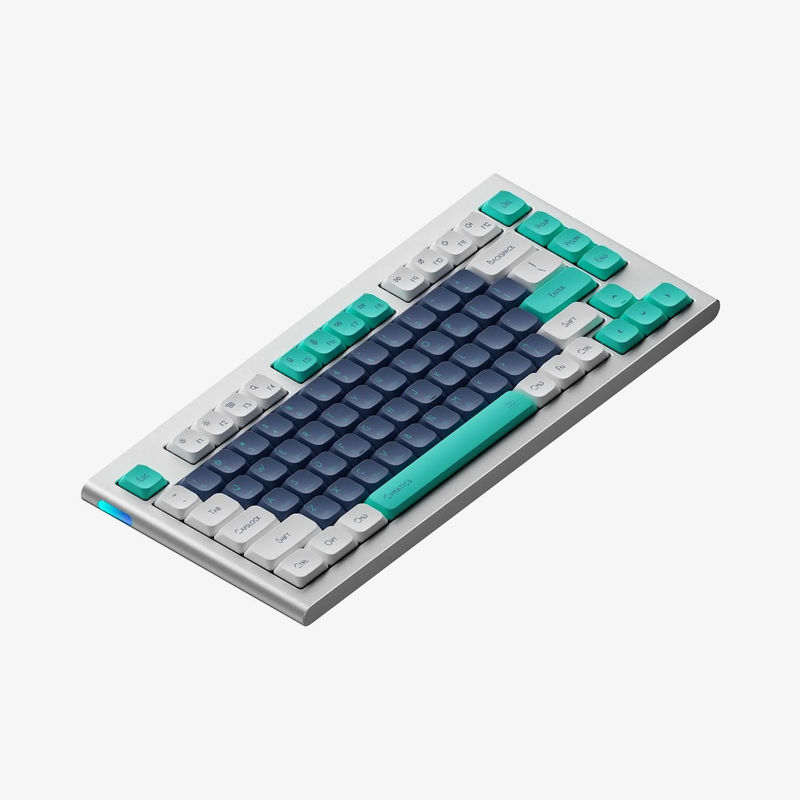 NuPhy Nos75 - Barebone Type:Wired Only - Add Low-profile Switch Set (35% OFF):N1 nano (+$24) - Add Keycap Set (50% OFF):Cymatics Reverse (+$19)