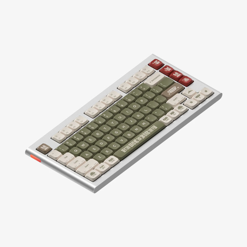 NuPhy Nos75 - Barebone Type:Wired Only - Add Low-profile Switch Set (35% OFF):N1 nano (+$24) - Add Keycap Set (50% OFF):Carved Prairie nSA (+$24)