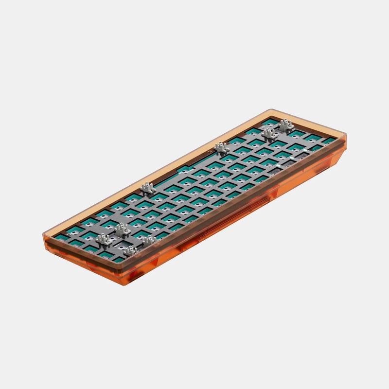 NuPhy TES68 Wireless Mechanical Keyboard - Color:Orange - CIY Evo-Red Switches:Not Included - COAST Keycaps:Not Included