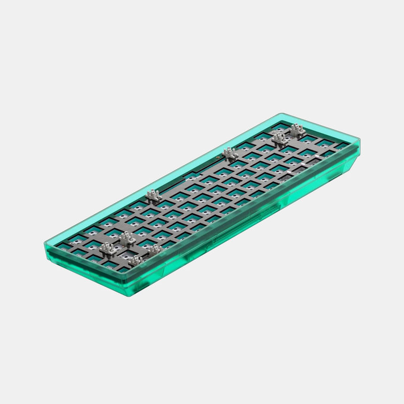 NuPhy TES68 Wireless Mechanical Keyboard - Color:Aqua - CIY Evo-Red Switches:Not Included - COAST Keycaps:Not Included