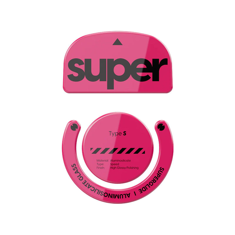 Superglide (Type-S) for Logitech G PRO X SUPERLIGHT 1 - Color:Magenta