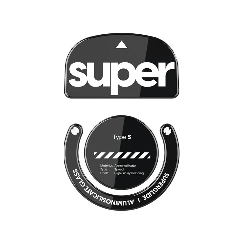 Superglide (Type-S) for Logitech G PRO X SUPERLIGHT 1 - Color:Black