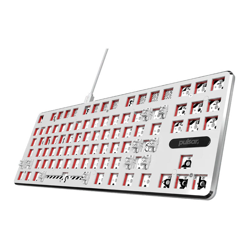 [ANSI] PCMK TKL Mechanical Gaming Keyboard - Color:White