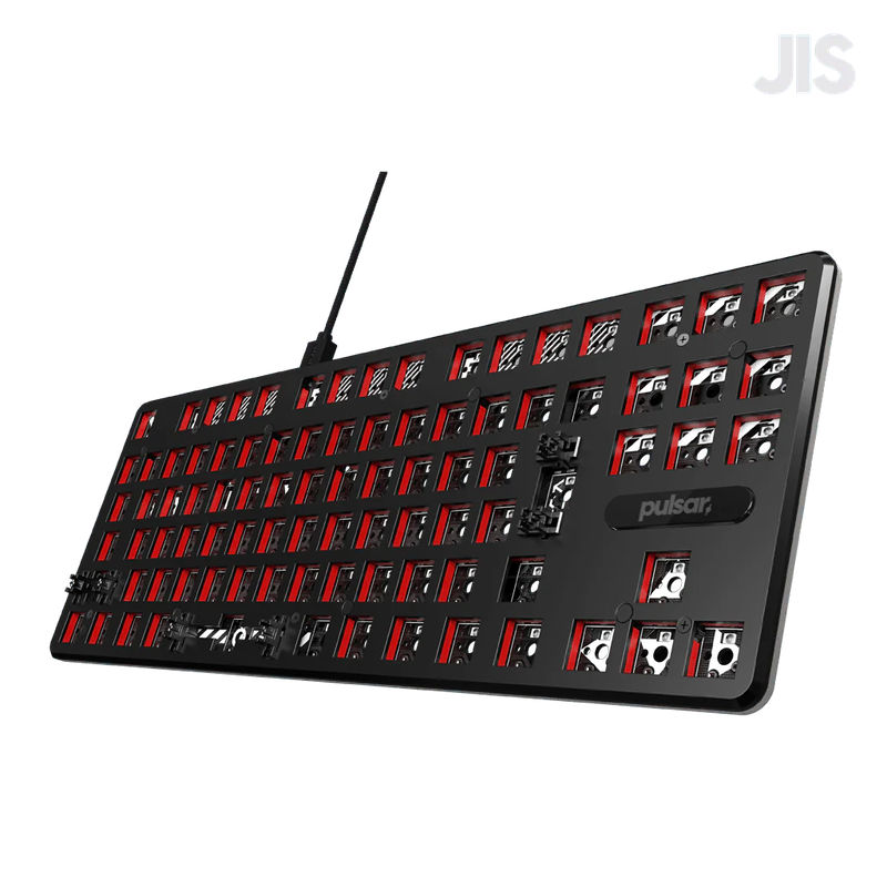 [JIS] PCMK TKL Mechanical Gaming Keyboard - Color:Black