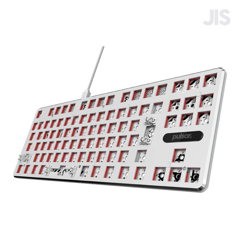 [JIS] PCMK TKL Mechanical Gaming Keyboard - Color:White