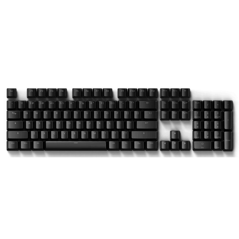 [US ANSI] Pulsar Basic Keycaps 104 Set - Color:Black