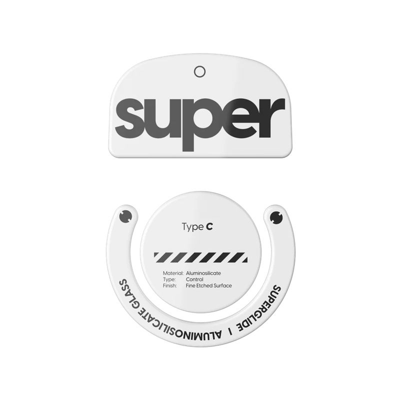 Superglide (Type-C) for Logitech G PRO X SUPERLIGHT 1 - Color:White