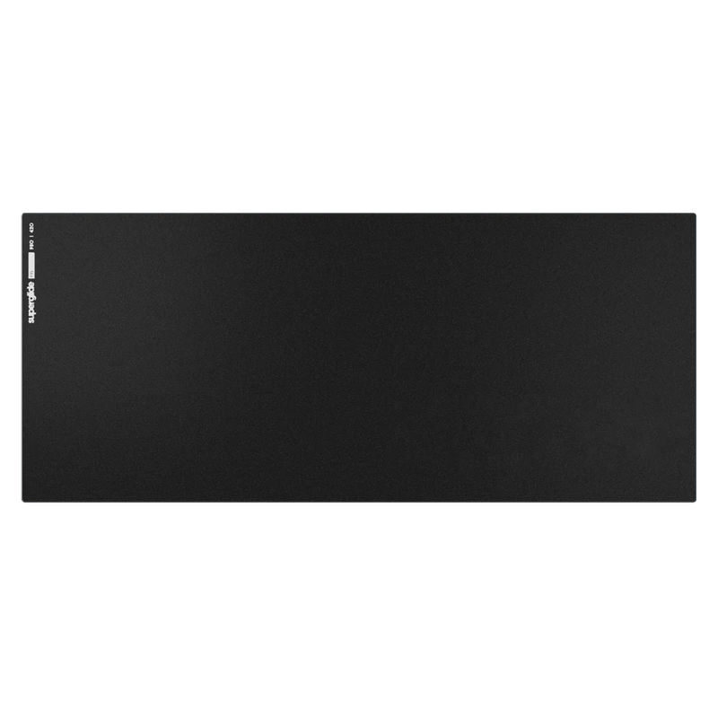 Superglide Glass Mousepad - Color:XXL Black