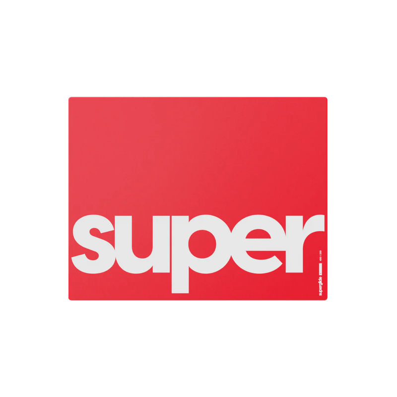 Superglide Glass Mousepad - Color:L Red