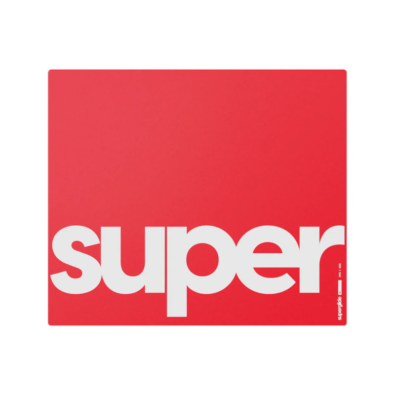 Superglide Glass Mousepad - Color:XL Red