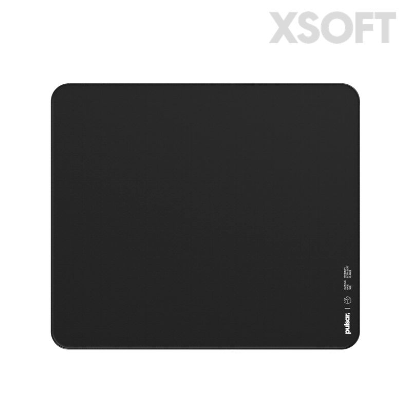 [Pulsar x LGG] Hyperion Gaming Mousepad - XSOFT - Style:XL-Black