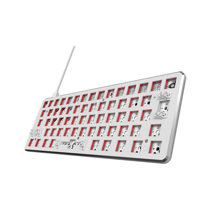 [JIS] PCMK 60% Mechanical Gaming Keyboard - Color:White