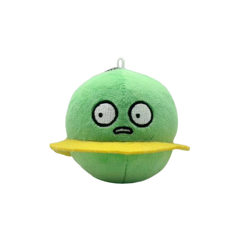 Pulsar character keyring green doll