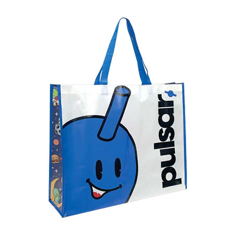 Pulsar laminated non woven shopper bag - Color:Blue