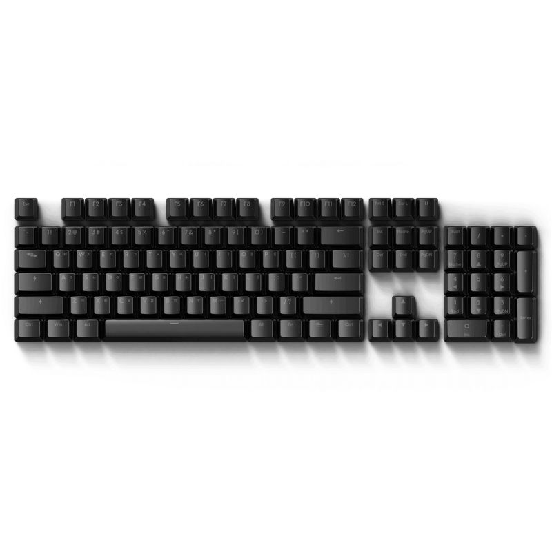 [KR ANSI] Pulsar Basic Keycaps 104 Set - Color:Black